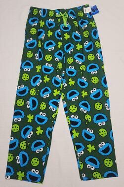 Sesame street cookie monster pajamas women's Large